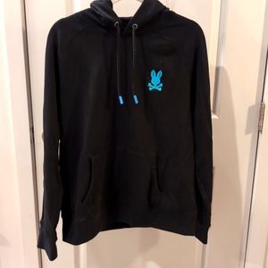 Psycho Bunny Black Hoodie SZ Large in Black
